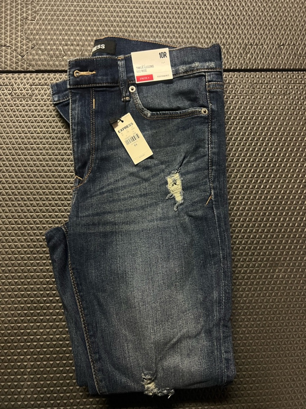 Express Women’s SIZE 10 ANKLE LEGGING MID RISE STRETCH Jeans